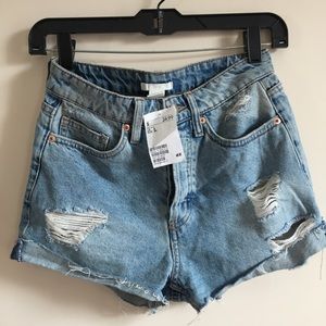 New Cute! High waist denim shorts 4